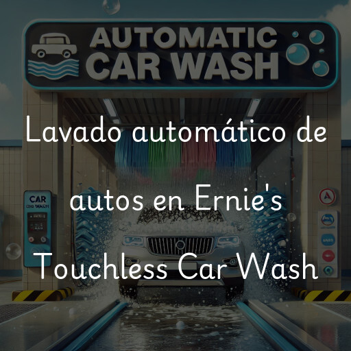 Lavado automático de autos en Ernie's Touchless Car Wash