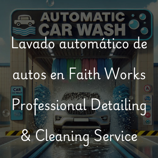 Lavado automático de autos en Faith Works Professional Detailing & Cleaning Service