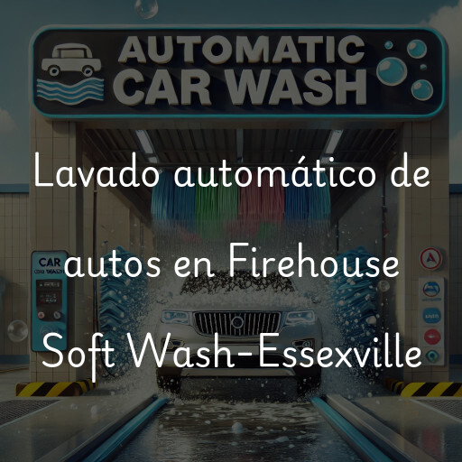 Lavado automático de autos en Firehouse Soft Wash-Essexville