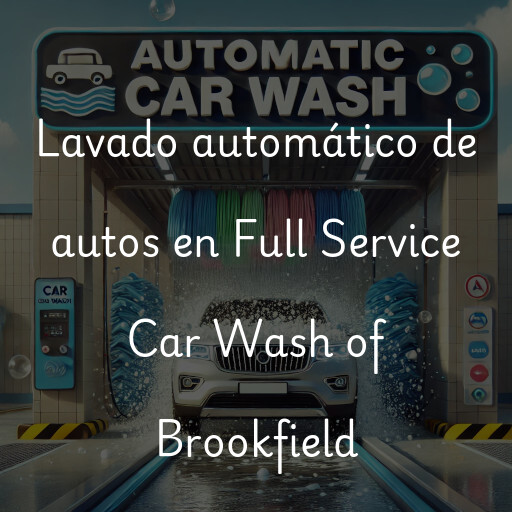 Lavado automático de autos en Full Service Car Wash of Brookfield
