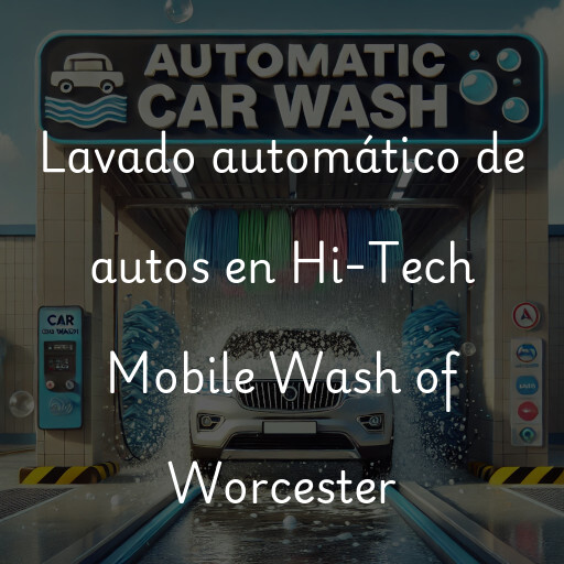 Lavado automático de autos en Hi-Tech Mobile Wash of Worcester