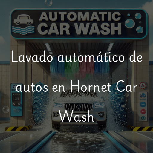 Lavado automático de autos en Hornet Car Wash