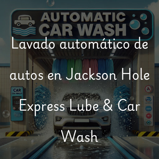Lavado automático de autos en Jackson Hole Express Lube & Car Wash