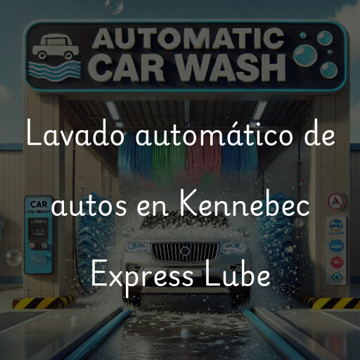 Lavado automático de autos en Kennebec Express Lube