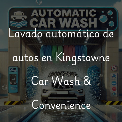 Lavado automático de autos en Kingstowne Car Wash & Convenience