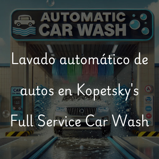 Lavado automático de autos en Kopetsky's Full Service Car Wash