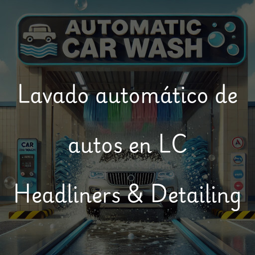 Lavado automático de autos en LC Headliners & Detailing