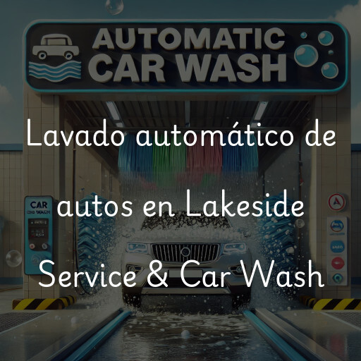Lavado automático de autos en Lakeside Service & Car Wash