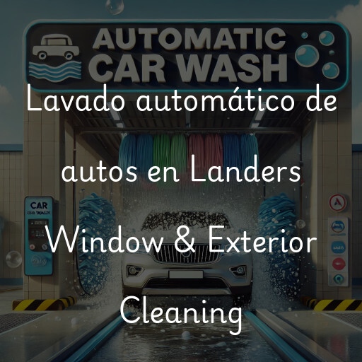 Lavado automático de autos en Landers Window & Exterior Cleaning