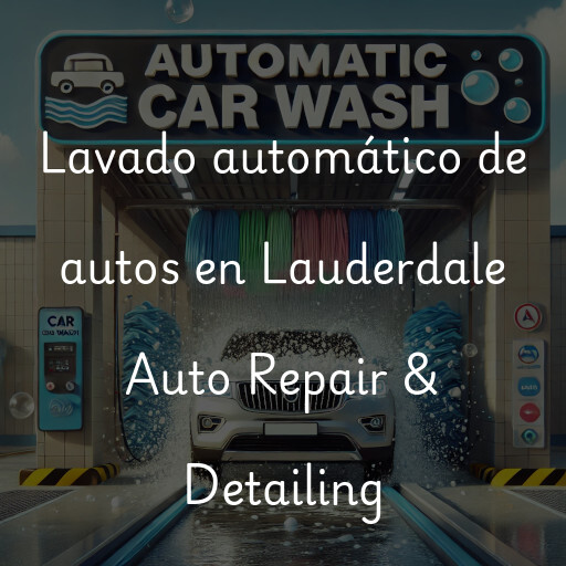 Lavado automático de autos en Lauderdale Auto Repair & Detailing