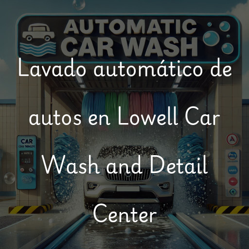 Lavado automático de autos en Lowell Car Wash and Detail Center