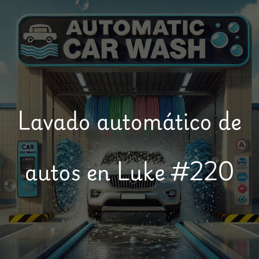 Lavado automático de autos en Luke #220