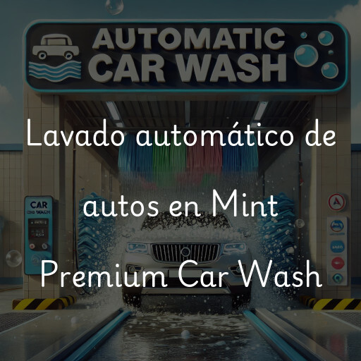 Lavado automático de autos en Mint Premium Car Wash