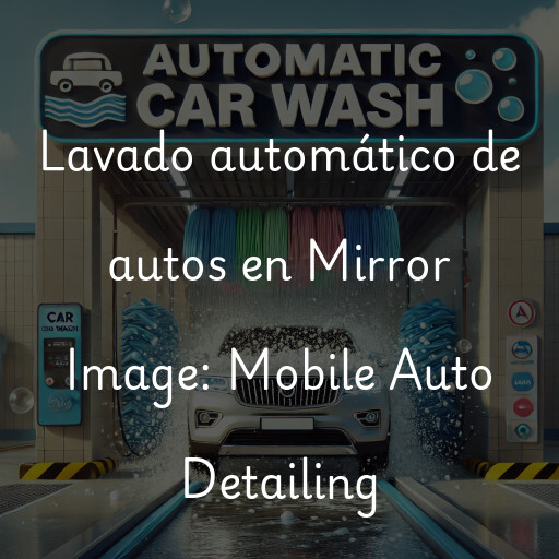 Lavado automático de autos en Mirror Image: Mobile Auto Detailing