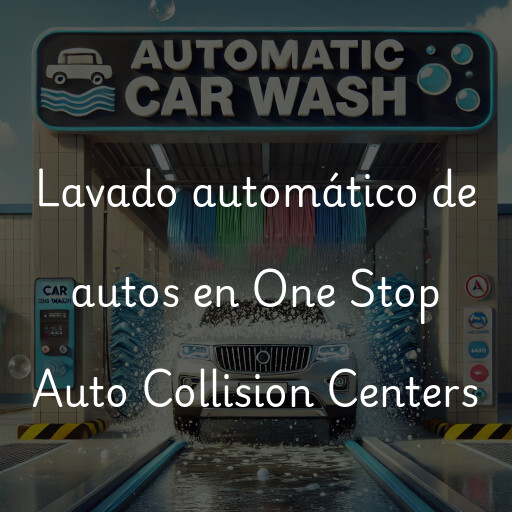 Lavado automático de autos en One Stop Auto Collision Centers