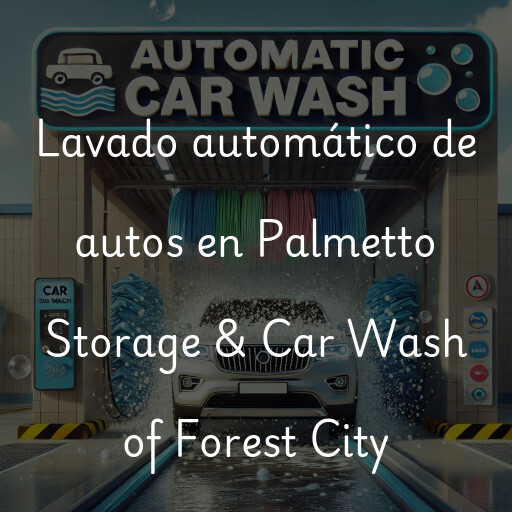 Lavado automático de autos en Palmetto Storage & Car Wash of Forest City