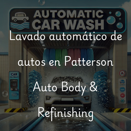 Lavado automático de autos en Patterson Auto Body & Refinishing