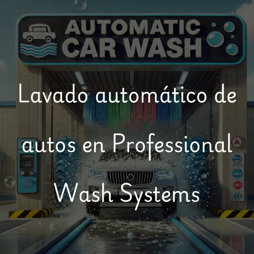 Lavado automático de autos en Professional Wash Systems