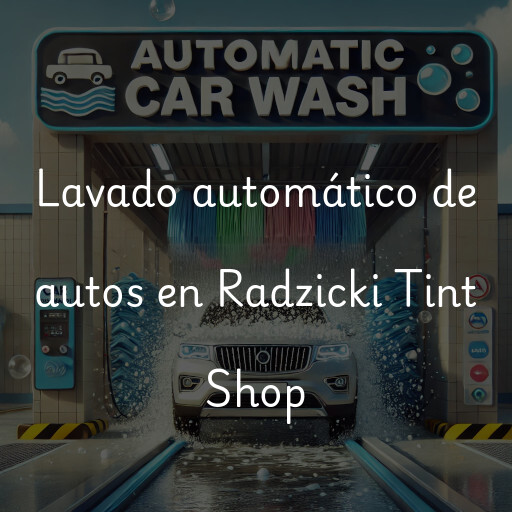 Lavado automático de autos en Radzicki Tint Shop