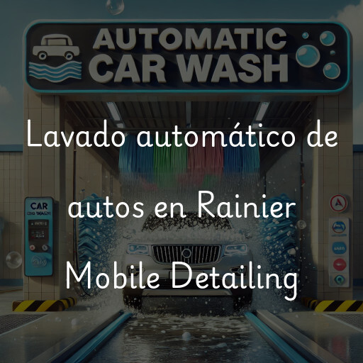 Lavado automático de autos en Rainier Mobile Detailing