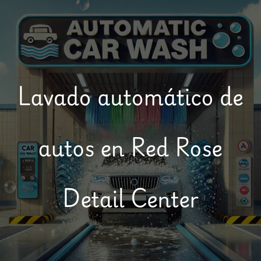 Lavado automático de autos en Red Rose Detail Center