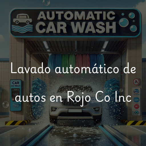 Lavado automático de autos en Rojo Co Inc
