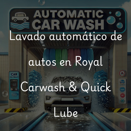 Lavado automático de autos en Royal Carwash & Quick Lube