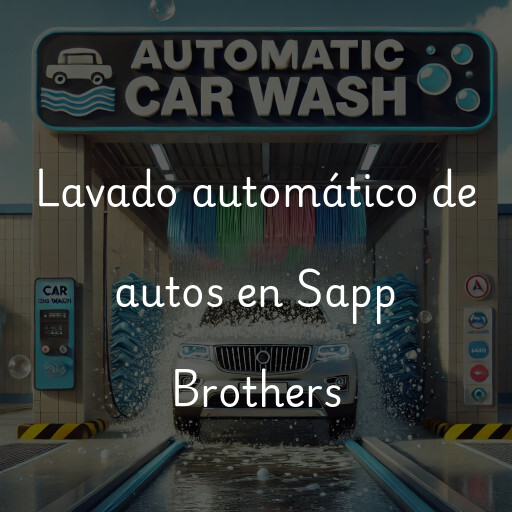 Lavado automático de autos en Sapp Brothers