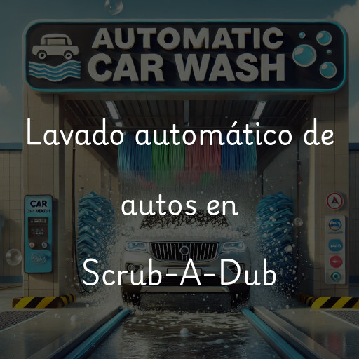 Lavado automático de autos en Scrub-A-Dub