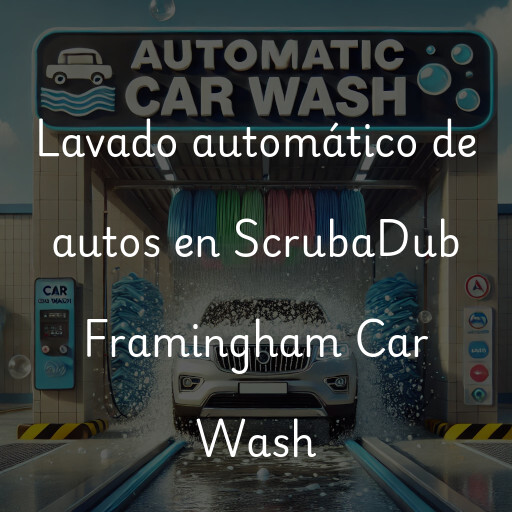 Lavado automático de autos en ScrubaDub Framingham Car Wash