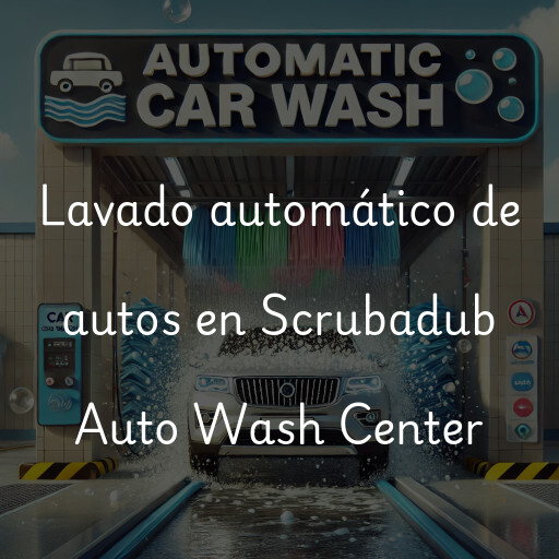 Lavado automático de autos en Scrubadub Auto Wash Center