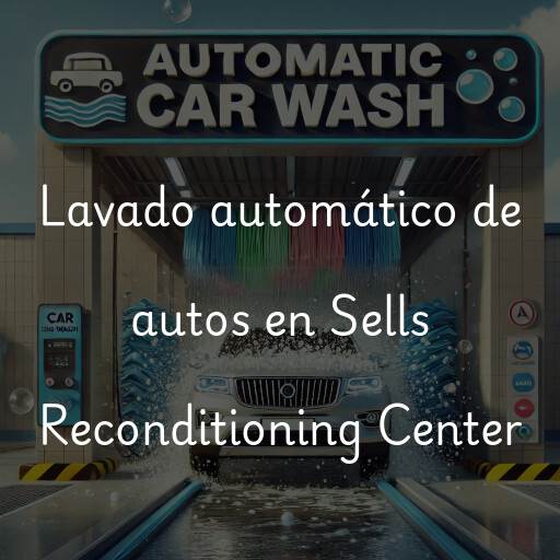 Lavado automático de autos en Sells Reconditioning Center