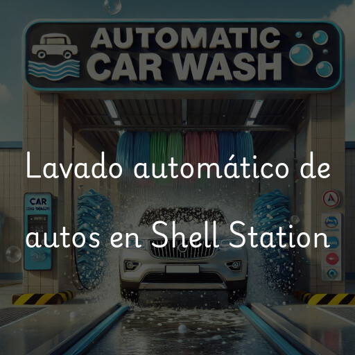 Lavado automático de autos en Shell Station