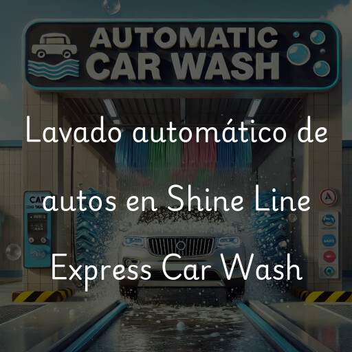 Lavado automático de autos en Shine Line Express Car Wash