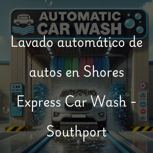 Lavado automático de autos en Shores Express Car Wash - Southport