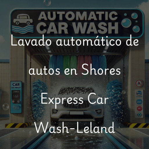 Lavado automático de autos en Shores Express Car Wash-Leland