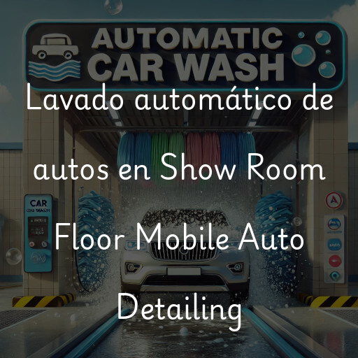 Lavado automático de autos en Show Room Floor Mobile Auto Detailing
