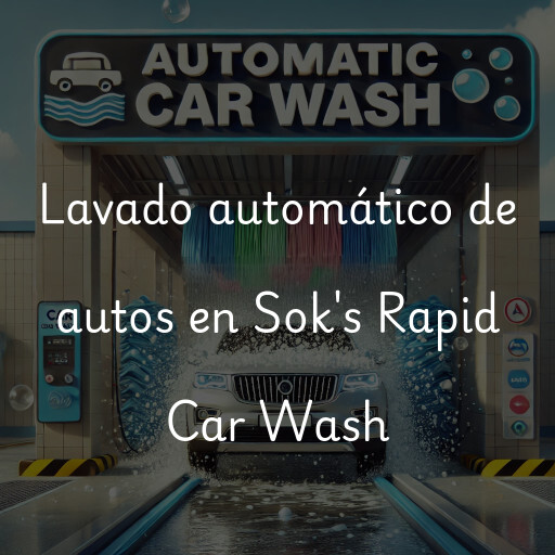 Lavado automático de autos en Sok's Rapid Car Wash