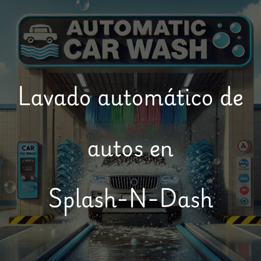 Lavado automático de autos en Splash-N-Dash