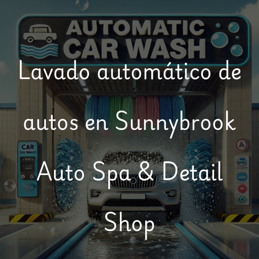 Lavado automático de autos en Sunnybrook Auto Spa & Detail Shop