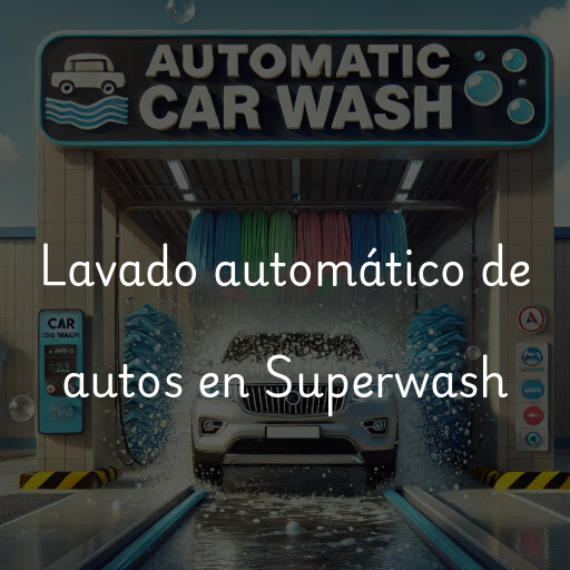 Lavado automático de autos en Superwash