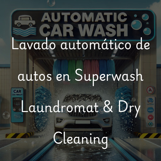 Lavado automático de autos en Superwash Laundromat & Dry Cleaning