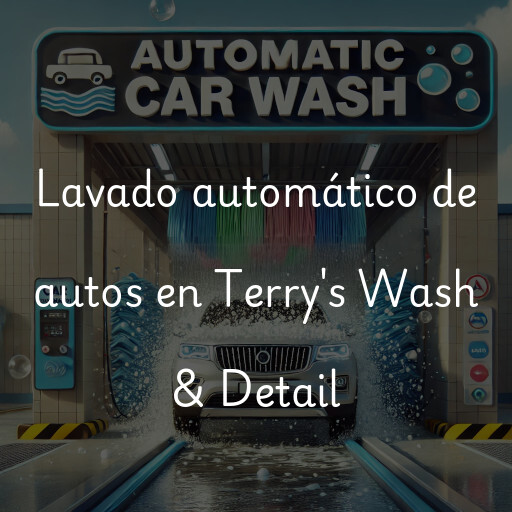 Lavado automático de autos en Terry's Wash & Detail