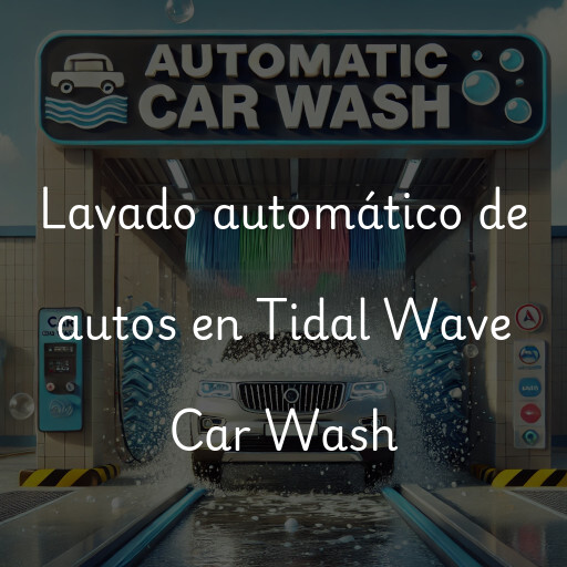 Lavado automático de autos en Tidal Wave Car Wash