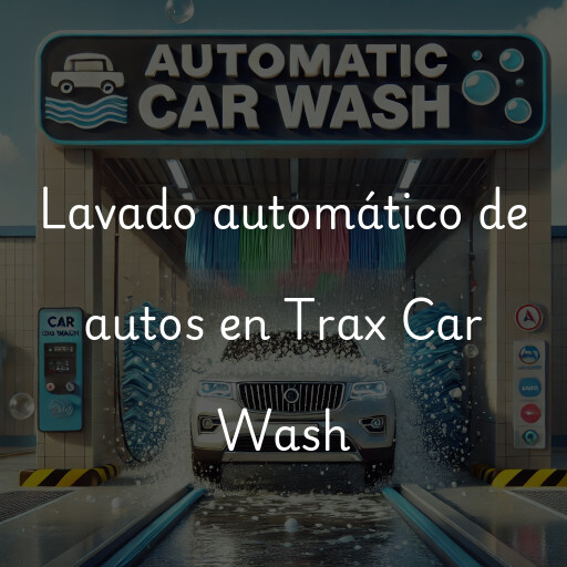 Lavado automático de autos en Trax Car Wash