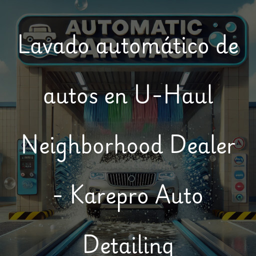 Lavado automático de autos en U-Haul Neighborhood Dealer - Karepro Auto Detailing