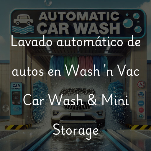 Lavado automático de autos en Wash 'n Vac Car Wash & Mini Storage