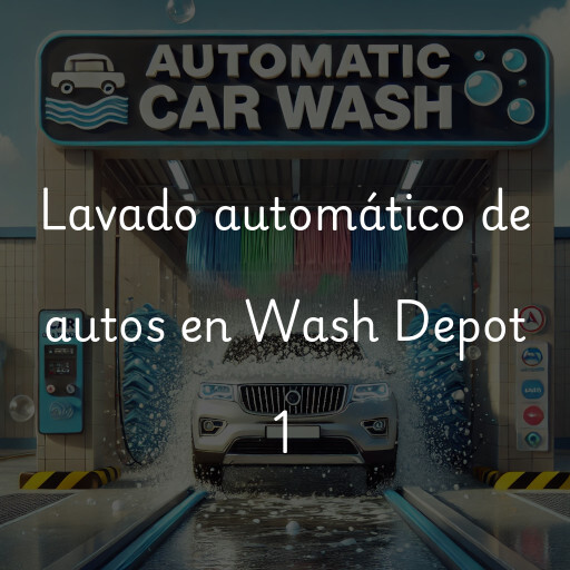 Lavado automático de autos en Wash Depot 1