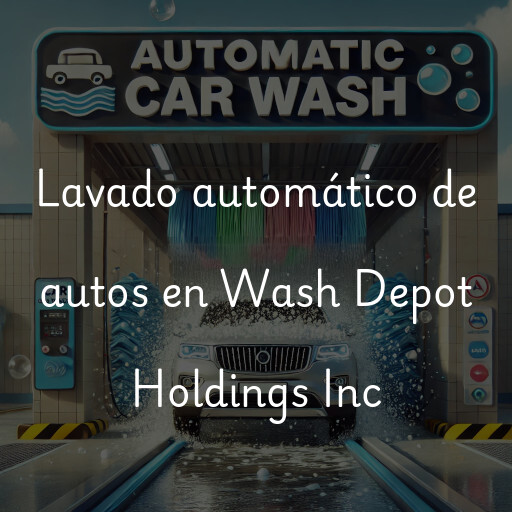 Lavado automático de autos en Wash Depot Holdings Inc