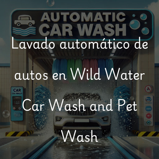 Lavado automático de autos en Wild Water Car Wash and Pet Wash